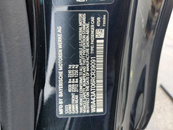 2024 BMW 4 SERIES xDrive — VINS