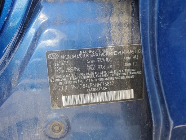 2017 HYUNDAI ELANTRA