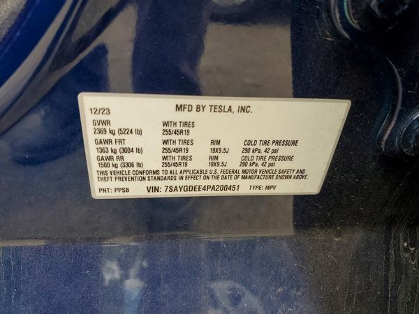 2023 TESLA MODEL Y