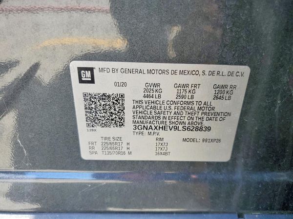 2020 CHEVROLET EQUINOX LS