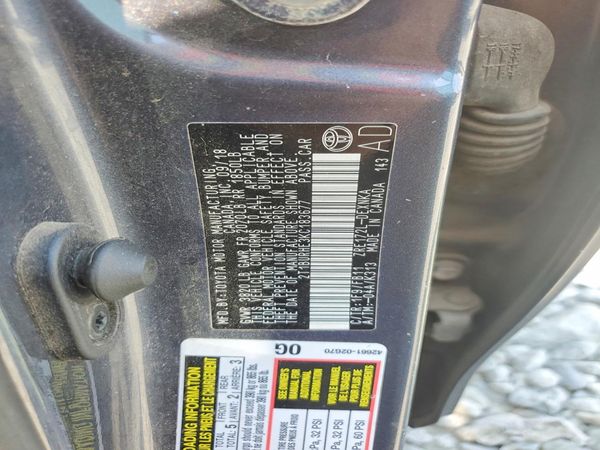 2019 TOYOTA COROLLA L/LE/SE/XLE/XSE