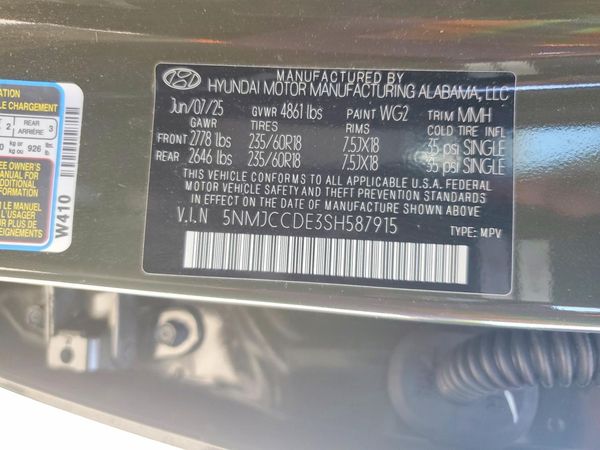 2025 HYUNDAI TUCSON SEL Convenience