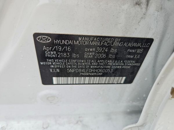 2017 HYUNDAI ELANTRA