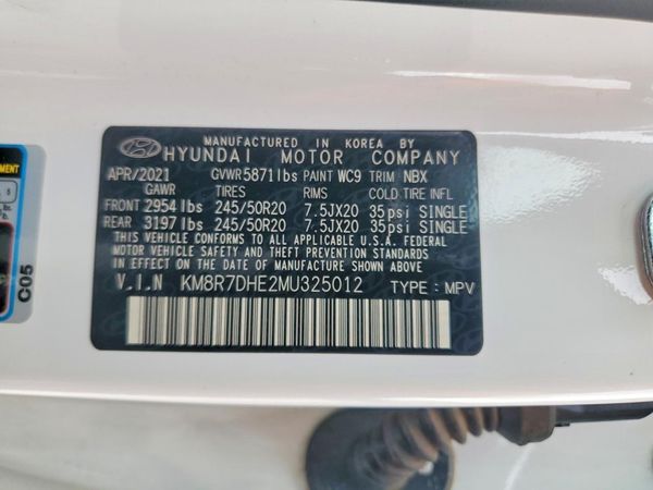 2021 HYUNDAI PALISADE Calligraphy