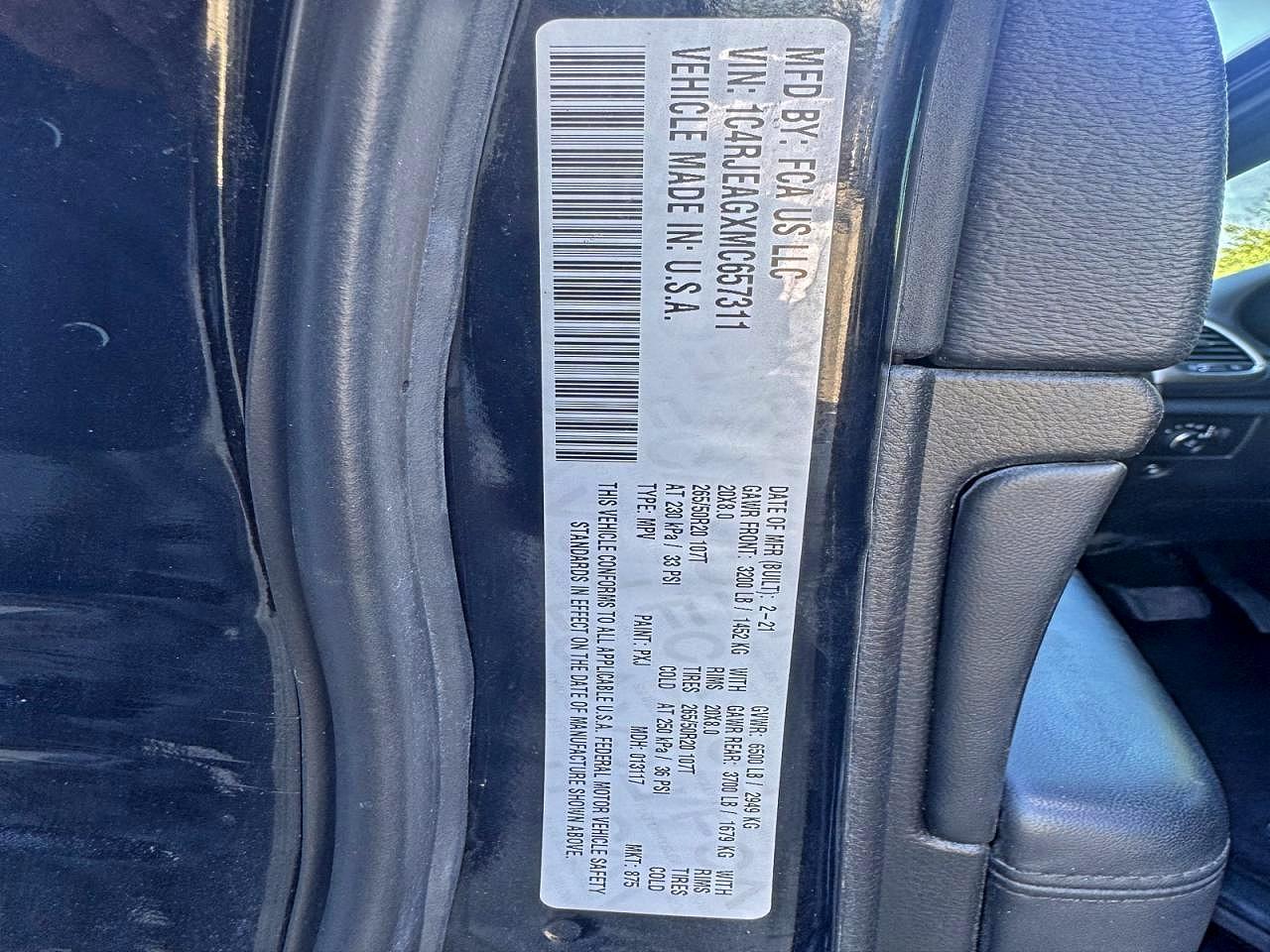 2021 JEEP GRAND CHEROKEE Laredo