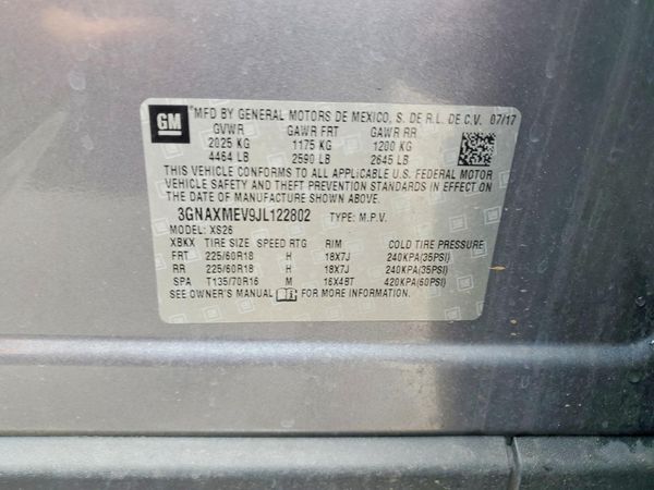 2018 CHEVROLET EQUINOX Premier (1LZ)