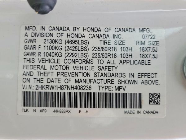 2022 HONDA CR-V EX-L