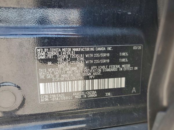 2020 TOYOTA RAV4