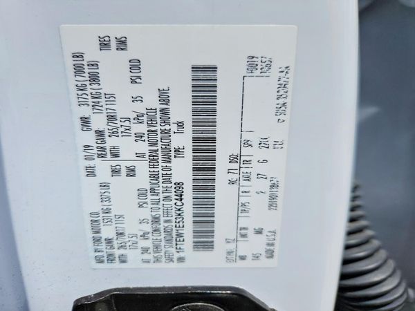 2019 FORD F150