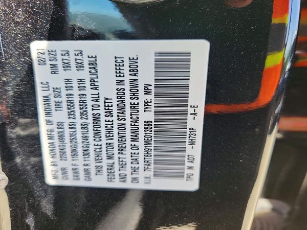 2021 HONDA CR-V HYBRID TOURING