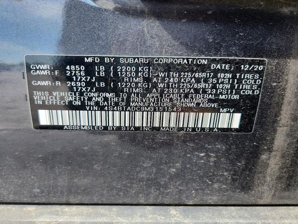 2021 SUBARU OUTBACK Premium+SMART