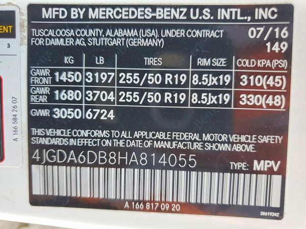 2017 MERCEDES-BENZ GLE GLE550e-4M