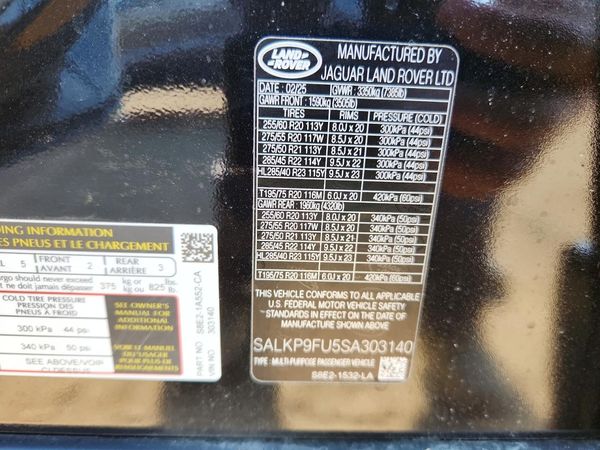 2025 LAND ROVER RANGE ROVER
