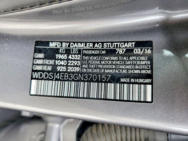 2016 MERCEDES-BENZ CLA CLA250