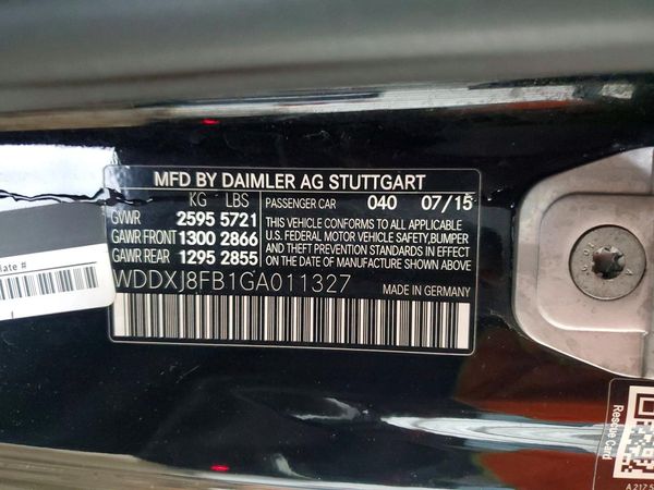 2016 MERCEDES-BENZ S S550-4M