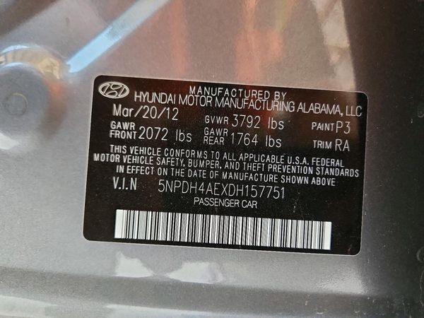 2013 HYUNDAI ELANTRA