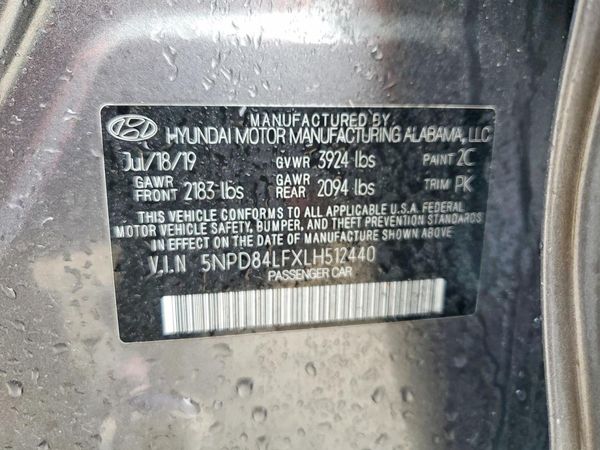 2020 HYUNDAI ELANTRA