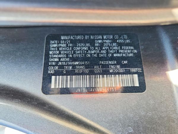 2021 NISSAN ROGUE SPORT SV