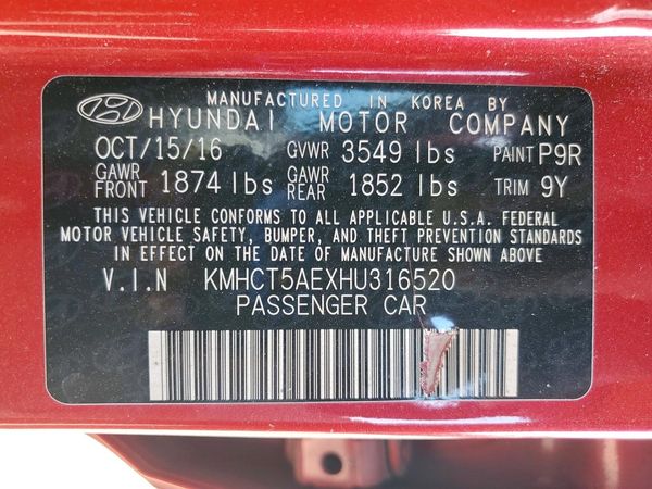 2017 HYUNDAI ACCENT SE Base