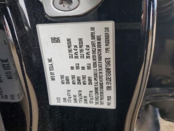 2022 TESLA MODEL 3