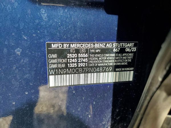 2023 MERCEDES-BENZ EQB EQB250+