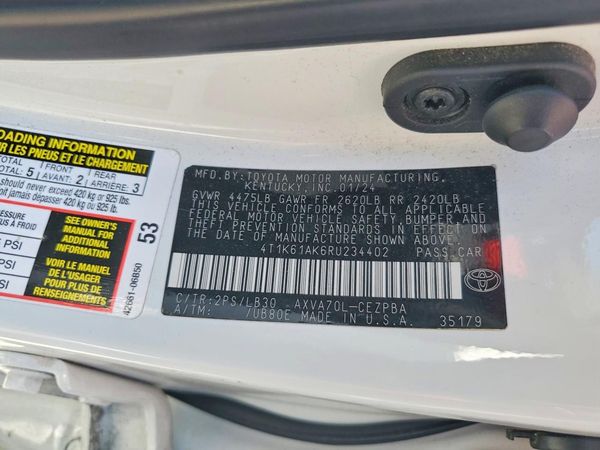2024 TOYOTA CAMRY XSE