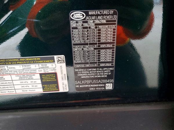 2025 LAND ROVER RANGE ROVER