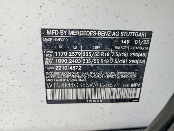 2025 MERCEDES-BENZ GLB GLB250