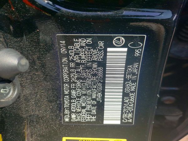 2015 LEXUS ES 350