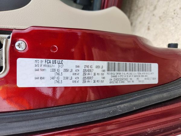 2017 DODGE GRAND CARAVAN SXT