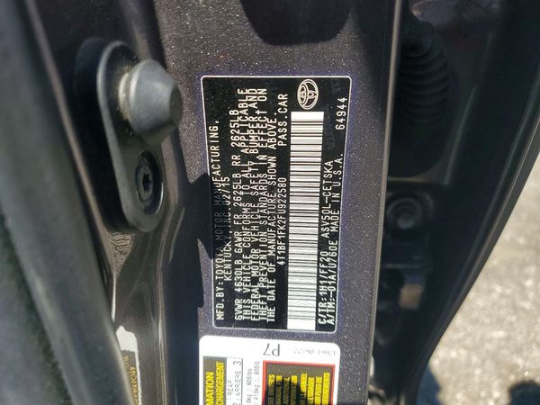 2015 TOYOTA CAMRY