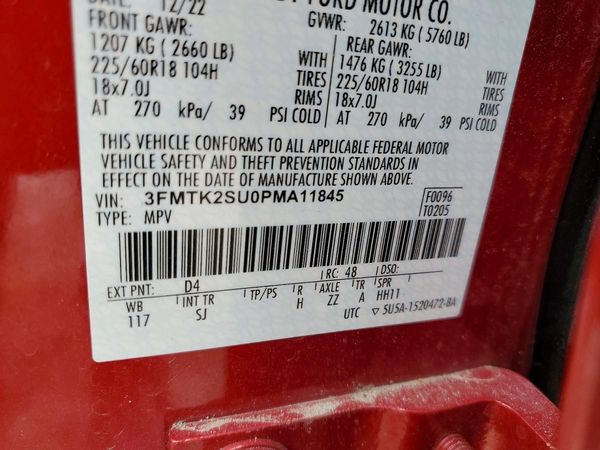 2023 FORD MUSTANG California Route 1
