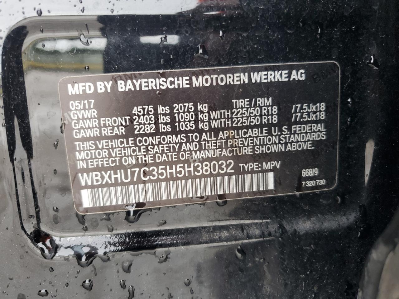 2017 BMW X1 SDRIVE28I