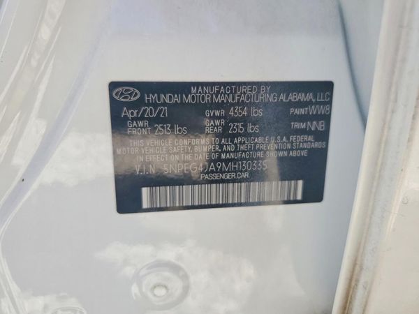2021 HYUNDAI SONATA