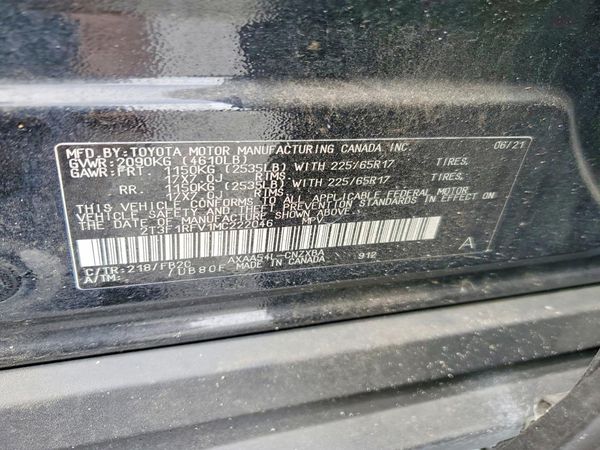 2021 TOYOTA RAV4 LE