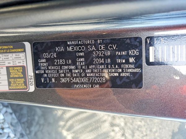 2024 KIA FORTE GT Line