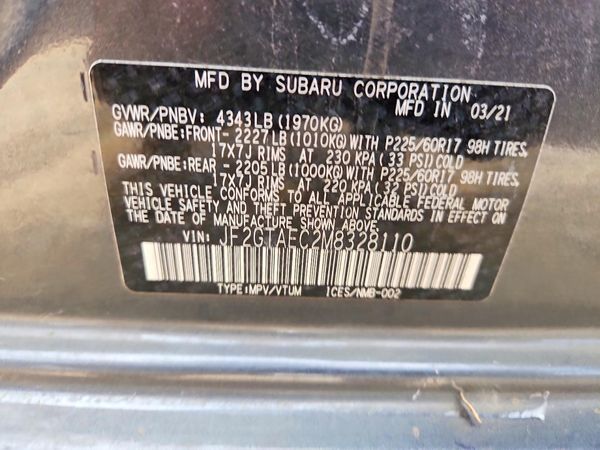 2021 SUBARU CROSSTREK
