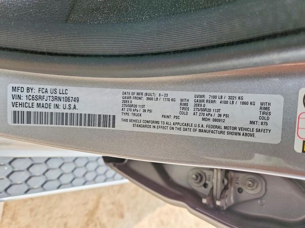 2024 RAM 1500 LARAMIE CREW CAB 4X4