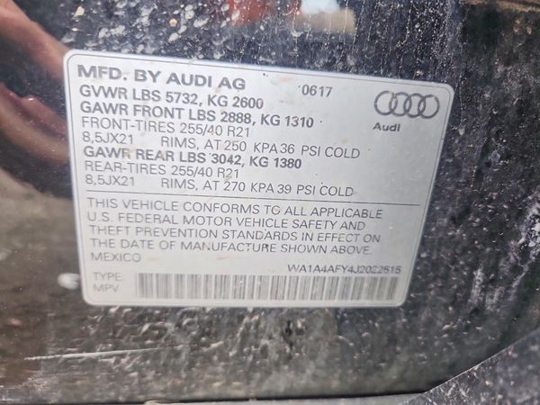 2018 AUDI SQ5