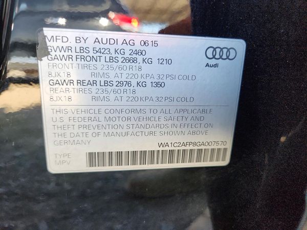 2016 AUDI Q5