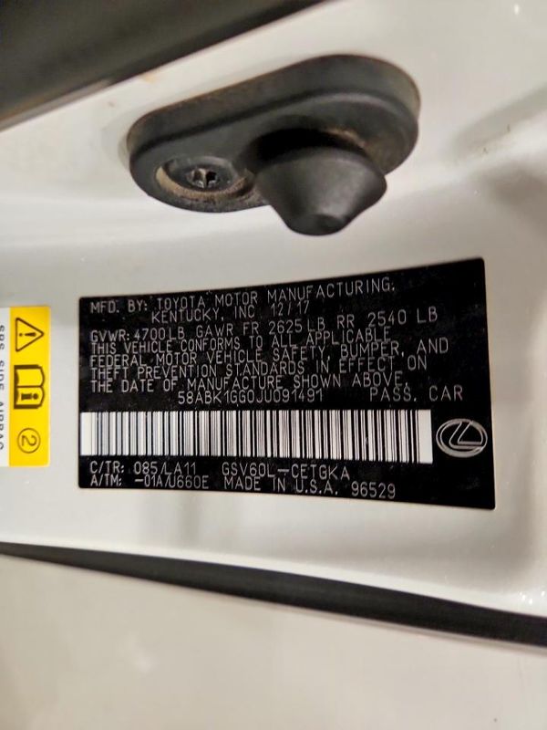 2018 LEXUS ES 350