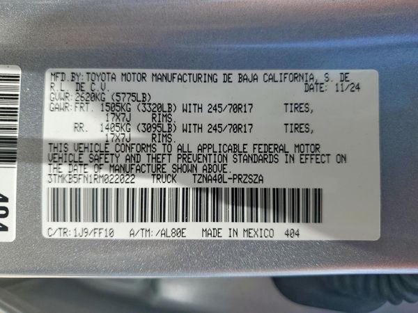 2024 TOYOTA TACOMA