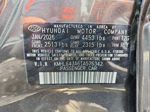 2026 HYUNDAI SONATA SEL Sport