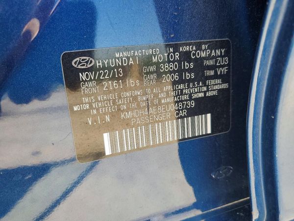 2014 HYUNDAI ELANTRA