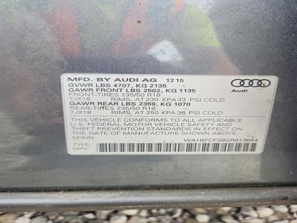 2016 AUDI Q3 Premium Plus