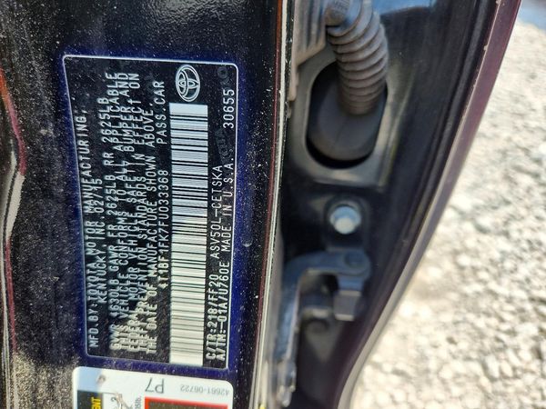 2015 TOYOTA CAMRY