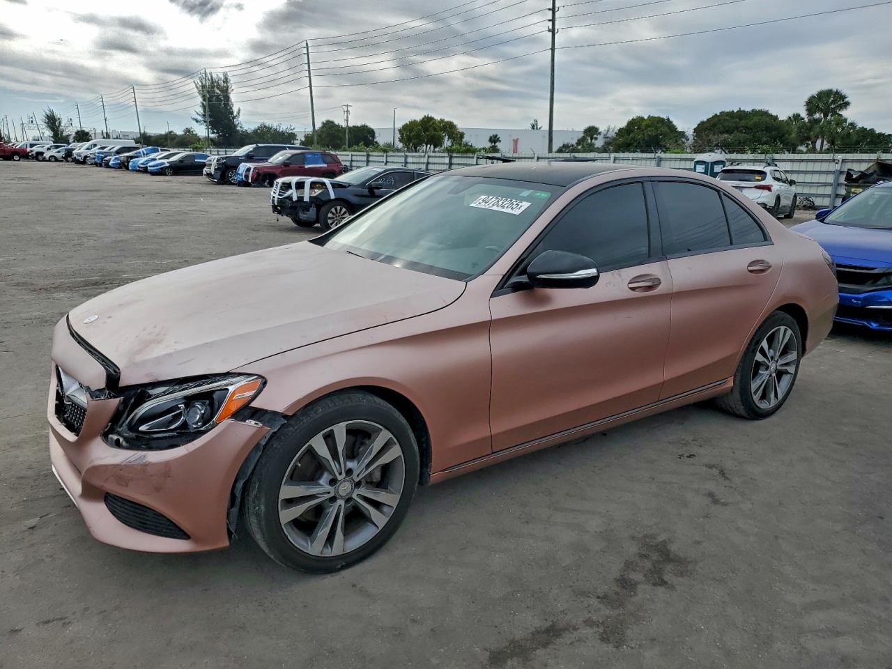 2015 MERCEDES-BENZ C 4-MATIC