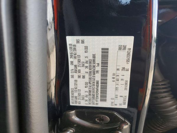 2017 FORD F150 SuperCrew