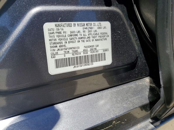 2015 INFINITI Q50 HYBRID