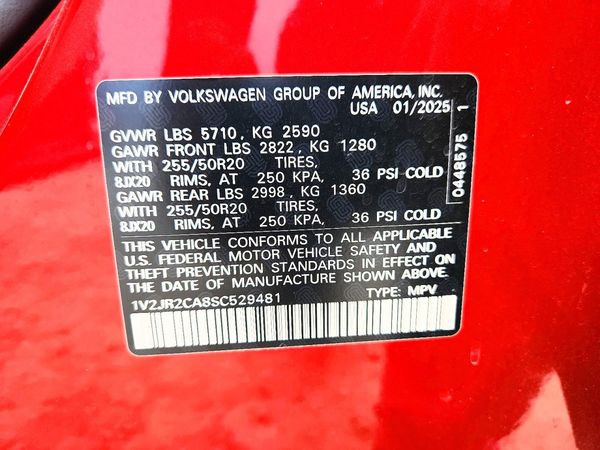2025 VOLKSWAGEN ATLAS SE